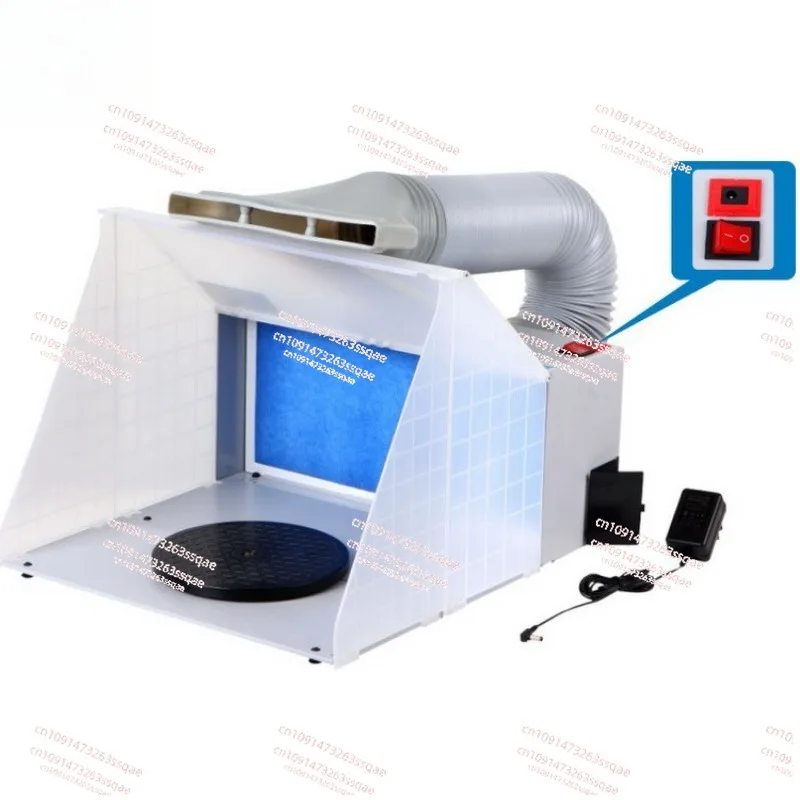 Model Coloring Exhaust Fan Baking Paint Sealed Exhaust Fan Mist Absorber Spray Box Workbench