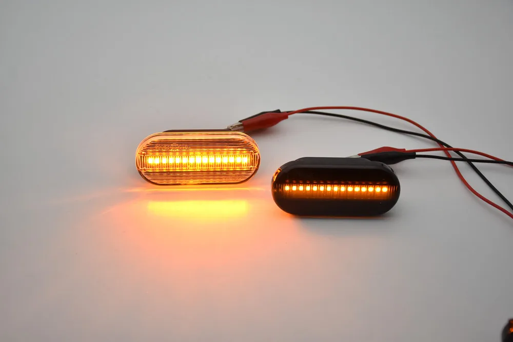 2x Seitenmarkierungsleuchte für Seat Ibiza 6L Cordoba Toledo Leon 1M Skoda Octavia Dynamischer LED-Blinker Blinklicht Blinker – Detail 1