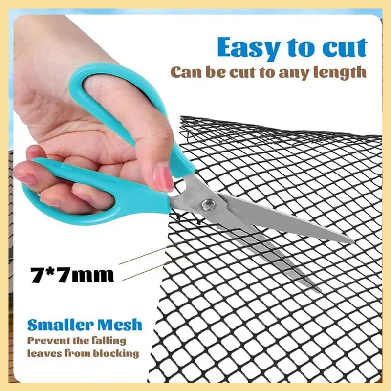 4Pack Rain Gutter Guard 20 Feet Gutter Leaf Guards With 40 Clip Hooks, DIY Rain Gutter Covers Preventing Leaves