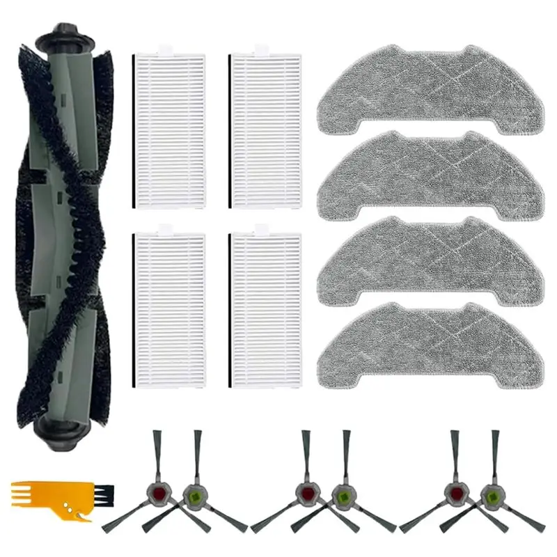 AEE4-For Airrobo P30 Robot Vacuum Cleaner Mian Side Brush Hepa Filter Mop Cloth Replacement Parts Accessories