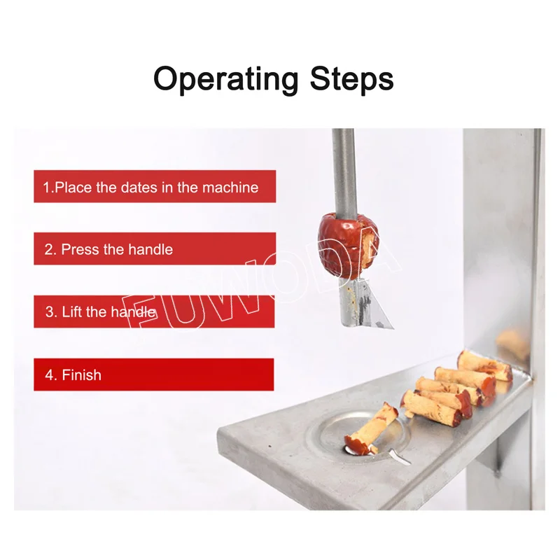 Jujube Pitting Machine Jujube Opening Machine Hawthorn Processing Machine Manual Pit Removal Machine 6mm/7mm/8mm/9mm