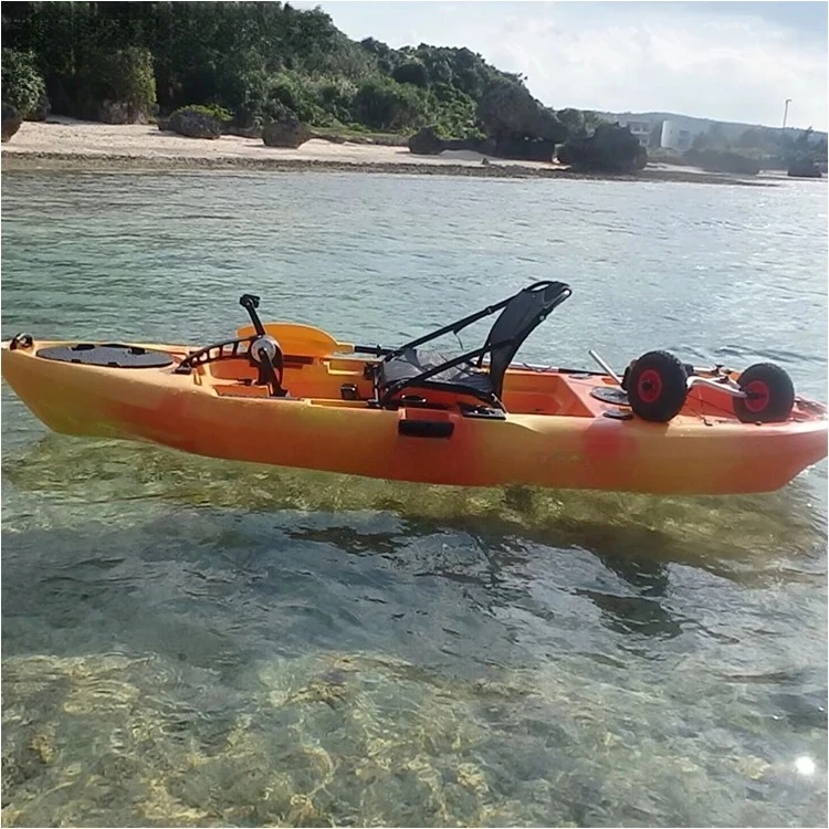 

10FT New Fishing Kayak Foot Pedal or Paddle Boat Sea Cycle Pedal Boat for Sale