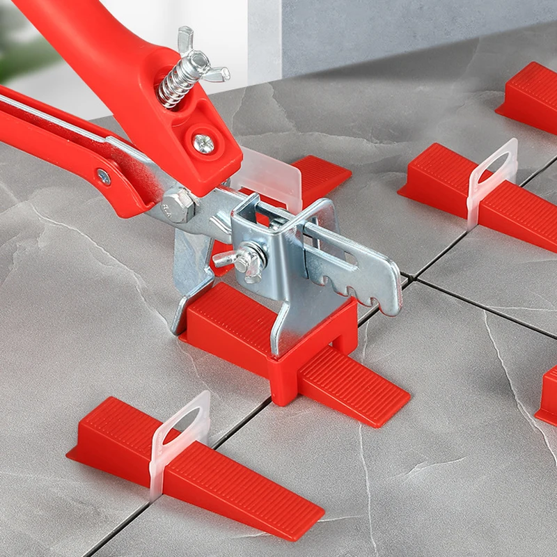 Imagem -02 - Telha Sistema de Nivelamento mm 1.5 mm mm 2.5 mm mm 100 Peças Clipes Mais 100 Peças Cunhas Mais Peça Alicate Plástico Telha Espaçadores Tiling Ferramentas 201 Peças