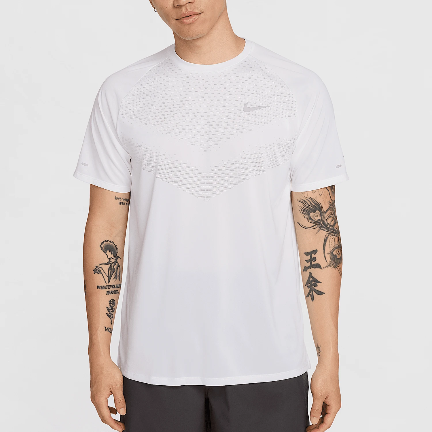 

Официальная летняя новая мужская футболка Nike для тренировок и бега с короткими рукавами HV5204-100