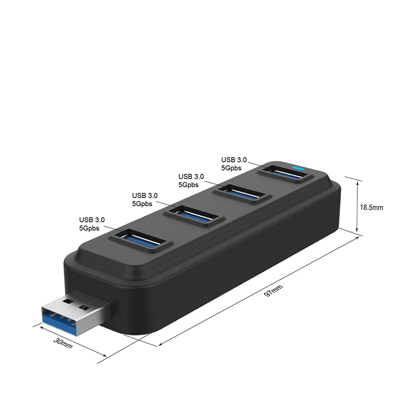 Splitter Extender USB 2.0, konverter USB stasiun Dok Multifungsi Plug and Play, stasiun Dok konverter USB stasiun Dok adaptor Game