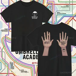 The Umbrella Academy Classic Double Sided Man High Quality Graphic TShirt Womens Summer Casual Fashion Tops Streetwear Camisetas