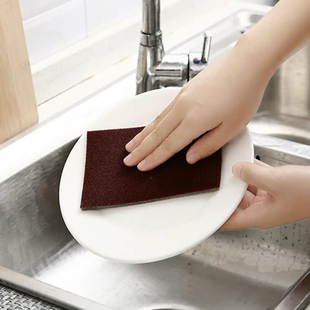 

Sponge Wipe for Kitchen Sponge Set for Kitchen 10 Pcs Emery Sponge Brushes for Decontamination Rust Removal Easy-to-use