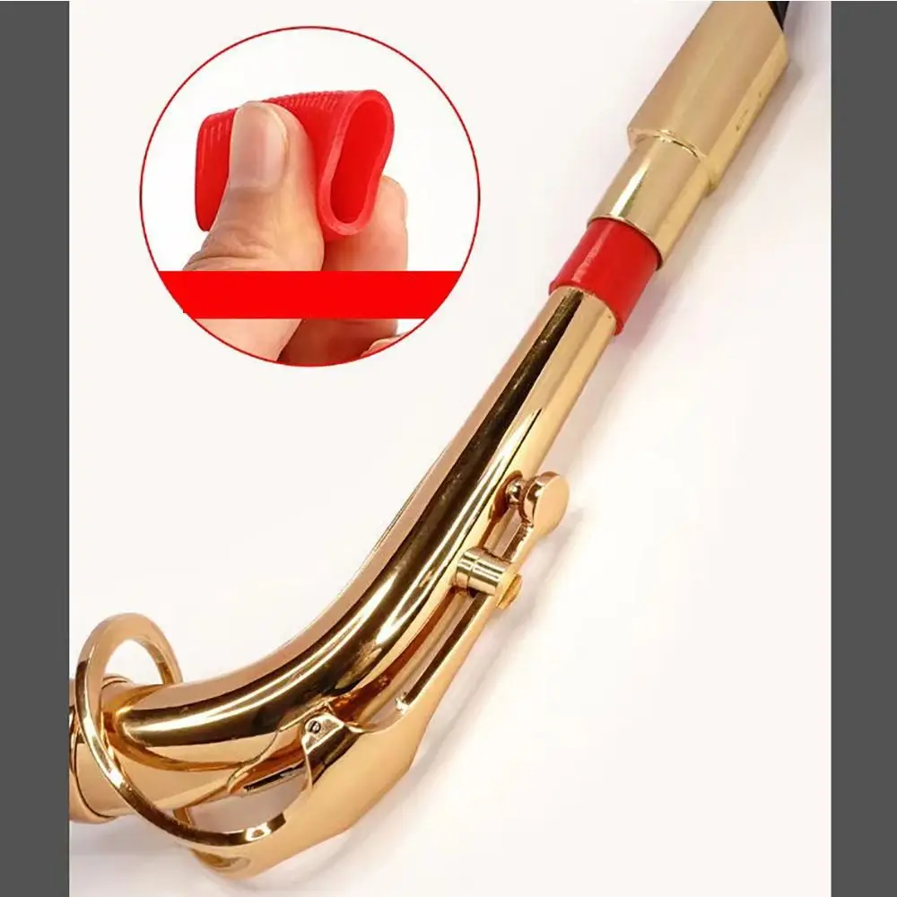 

Durable Saxophone Neck Cork Silicone Cover Saxophone Wind Instrument Accessories Saxophone Bend Neck Silicone Sleeve
