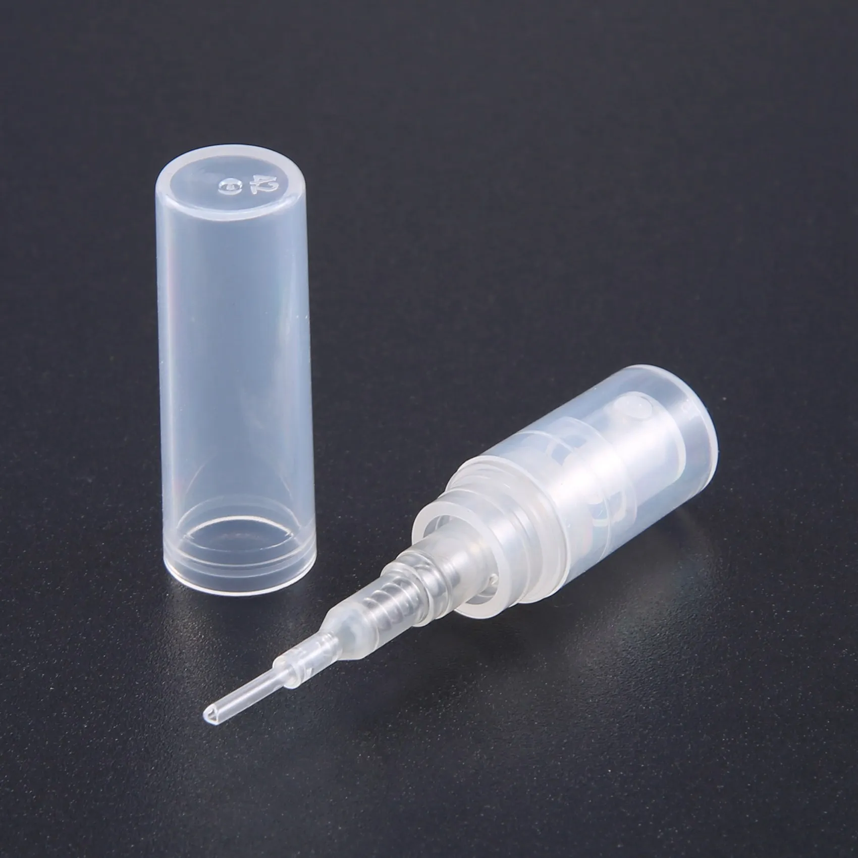 

A61I 1200Pcs 2ML Transparent Plastic Spray Bottle Small Cosmetic Packing Atomizer Perfume Bottles