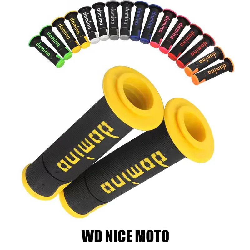 AliExpress WD NICE MOTO Universal 7/8 "22 24MM Gel Rubber Brake Grips Motorcycle Handlebar Grip Domino Handle Grip ATV Dirt Pit Bike Racing