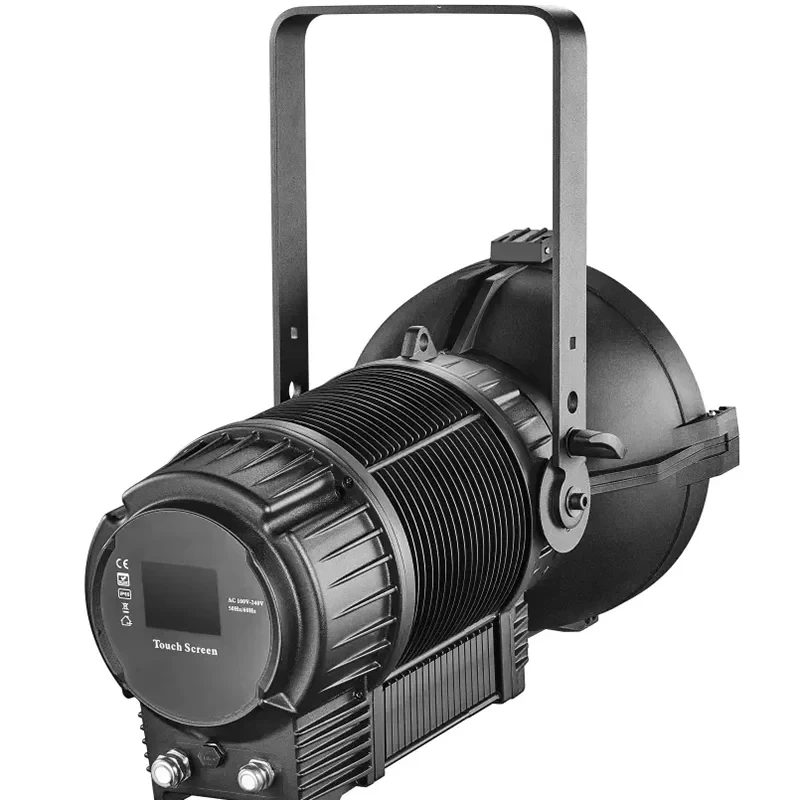 

300W 2-in-1 Outdoor Electric Zoom Studio Fresnel Light Waterproof LED DMX512 Control Aluminum Body Stage Concert Theatre Hotel