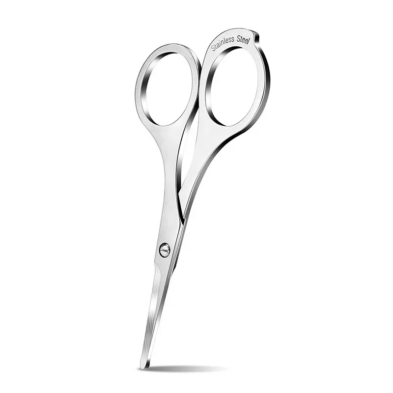 1Pc Forbici per il naso Prodotti di bellezza Strumento per il trucco Rimozione dei peli Cuticole per unghie Forbici a punta tonda Forbici per capelli del naso per la salute sicura