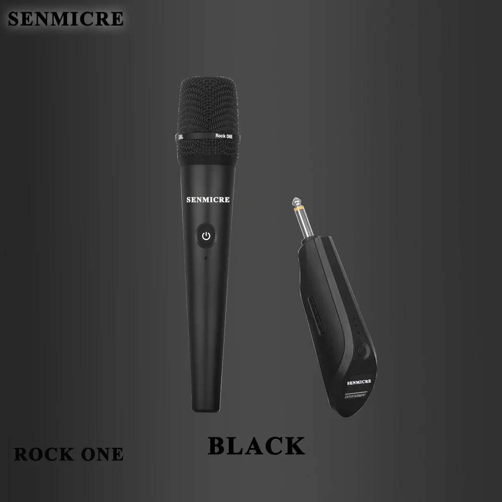 ROCK ONE-micrófono inalámbrico para Karaoke, Kit de sistema UHF, profesional, de mano, para actuación en escenario