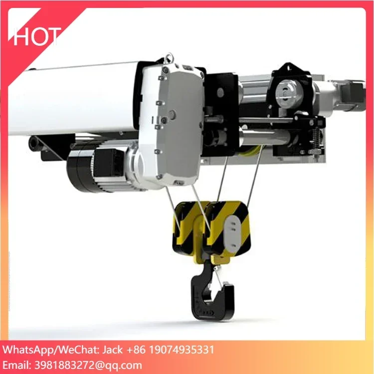 

10t 20t European Model Wire Rope Pulling Hoist Single Girder Hoist Lifting Motorized Trolley For Lifting Equipment