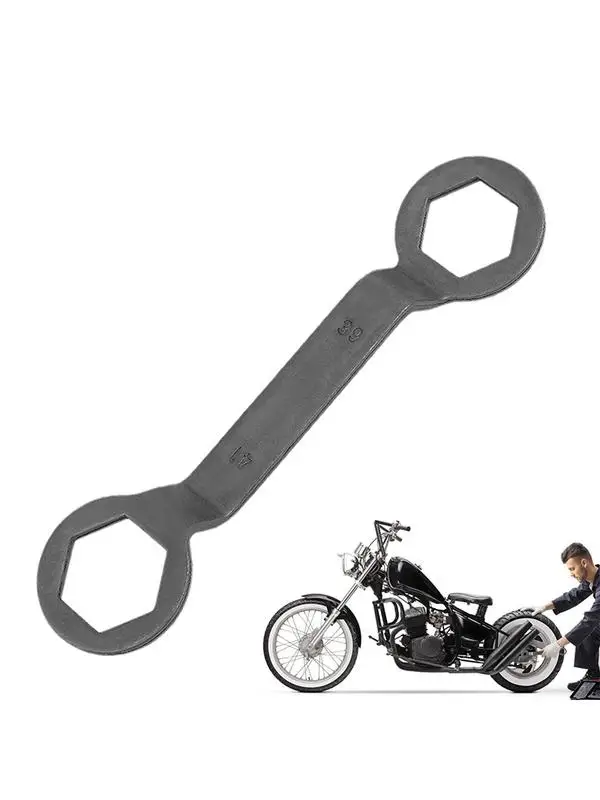 Crank Pulley Wrench Double Headed Steel Hexagonal Clutch Removal Wrench Ergonomic Grip Multifunctional Motorcycle Clutch Tools