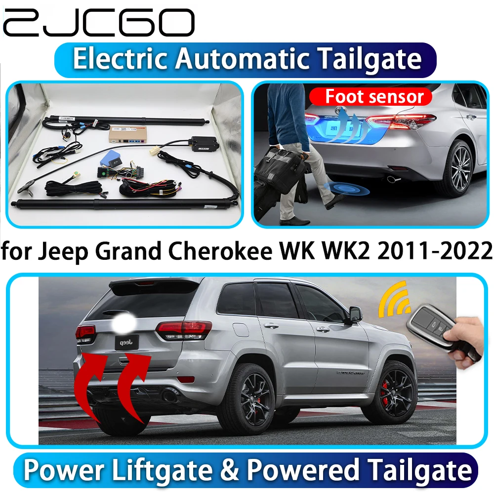 

ZJCGO for Jeep Grand Cherokee WK WK2 2011-2022 OEM Automatic Power Liftgate Powered Tailgate Intelligent System Trunk Lift Kit