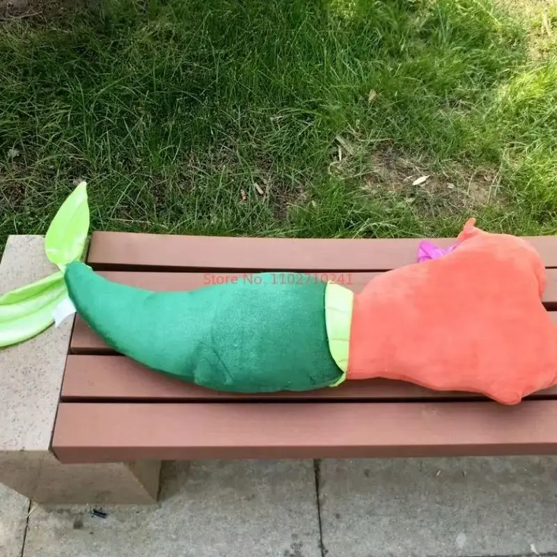 Muñeco de princesa Ariel de Disney de 120cm, juguete de peluche, almohada de sirena, cojín, muñeca de animación de dibujos animados, juguete de regalo de cumpleaños para niña del Día de los niños