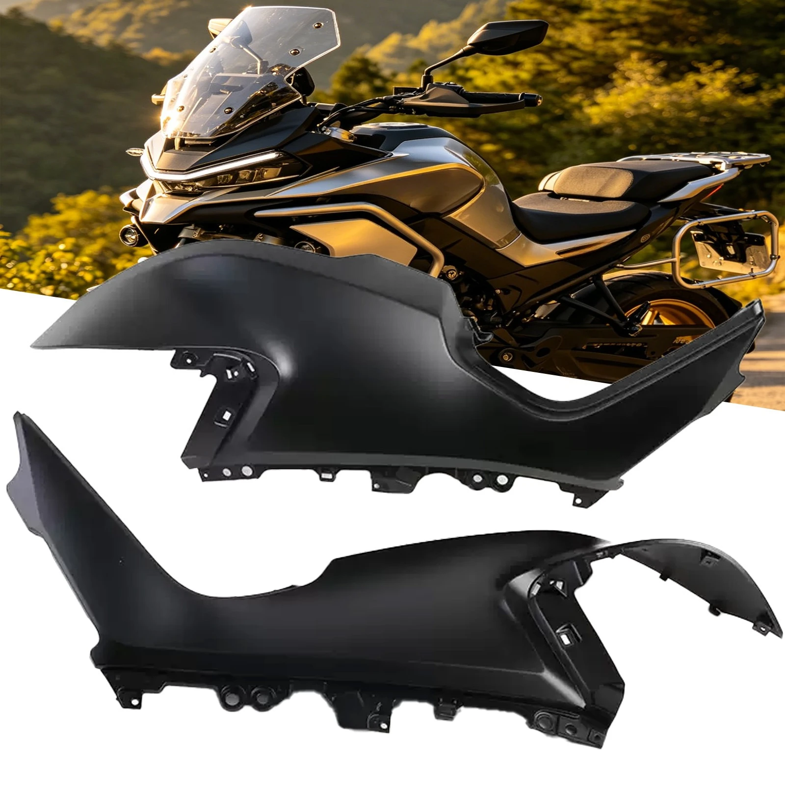 For CFMOTO 800MT CF800-5-5A Original Motorcycle Fuel Tank Guard Plate Left and Right Protective Covers Shell Modification Parts