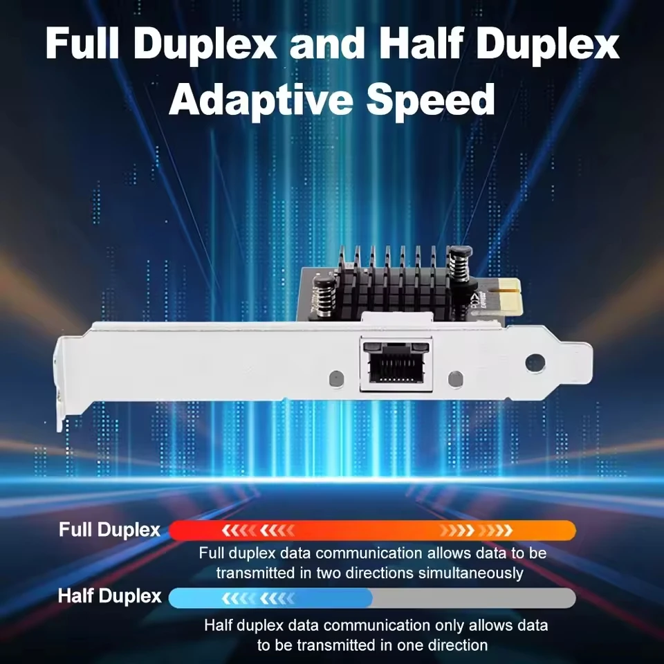 2500Mpbs PCIe to RJ45 Network Adapter Inte I225 2.5Gbps Gigabit Network Card Ethernet Wired LAN Controller Adapter For Win10/11