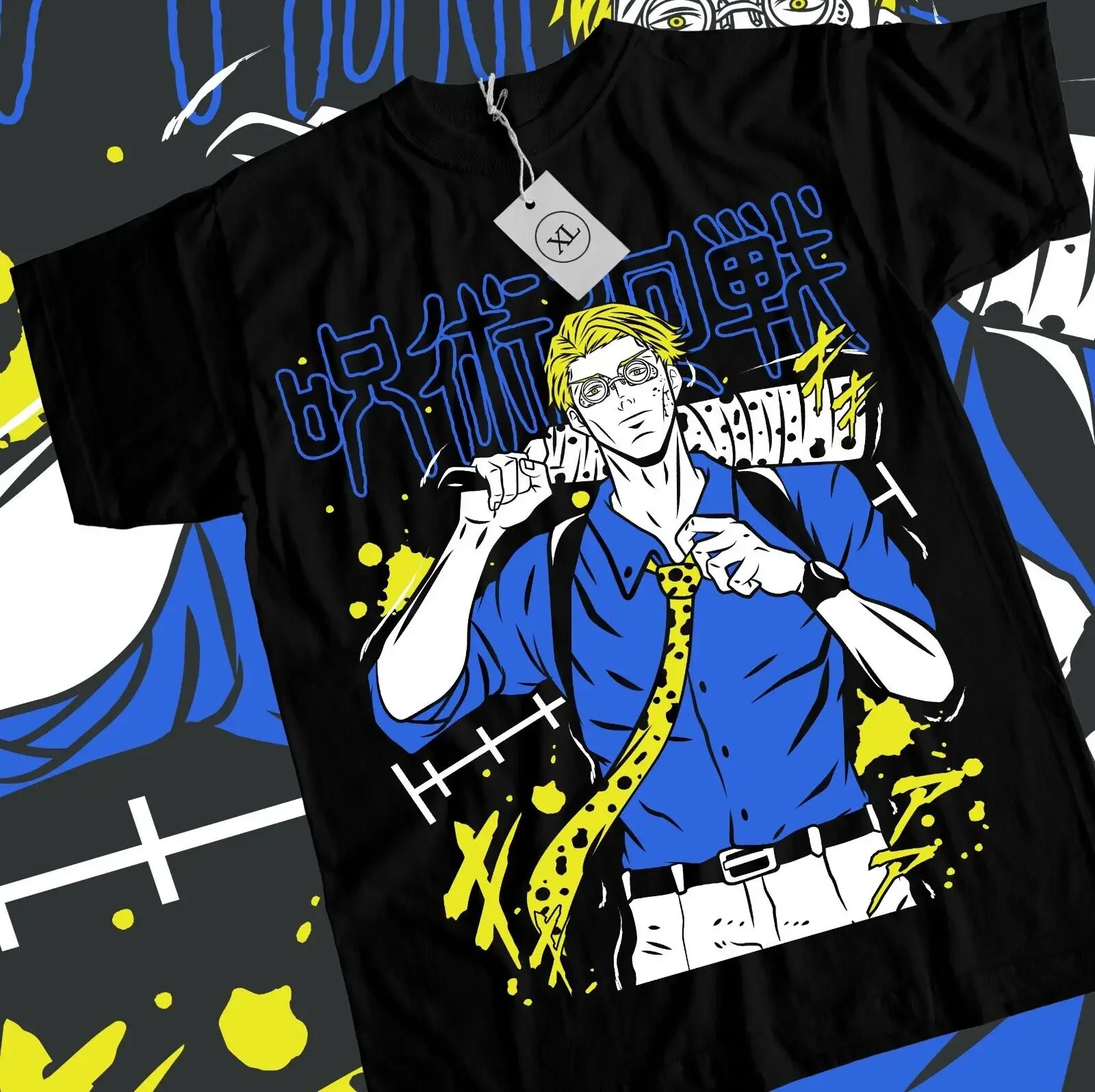 Kento Nanami T-shirt Itadori Yuji Jujutsu Kaisen Gojo Sukuna Toji Shirt All Size