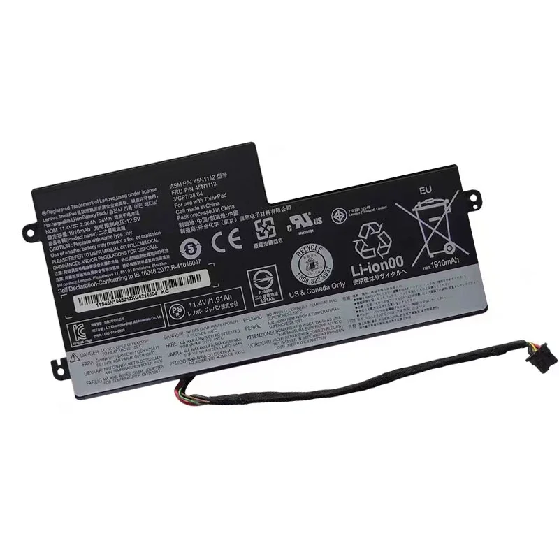 11.4V 2060mAh 45N1112 45N1110 45N1111 for Lenovo ThinkPad X240 X240S X230S X250 X260 X270 T450 L450S T440 T440S T450S X240 L450