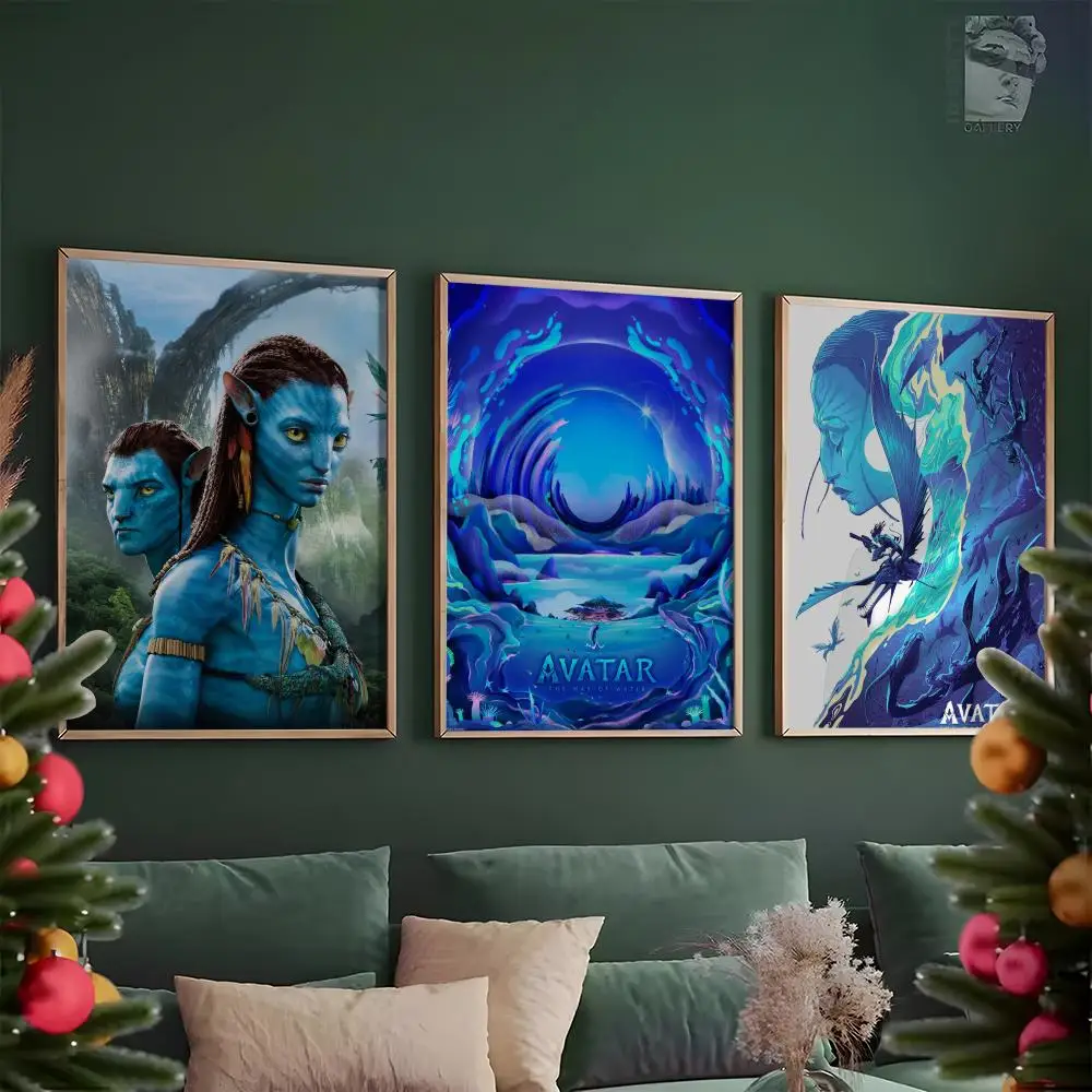 A-Avatar T-The Way Of W-Waters Poster HD PVC Waterproof Wall Art - Self Adhesive Reusable For Home Office Bar