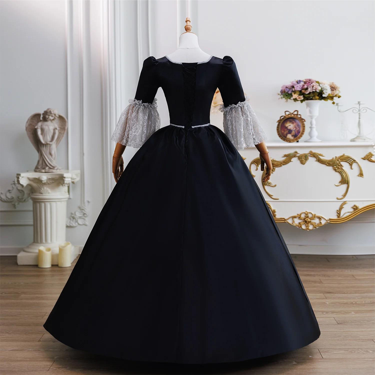 Robe de bal personnalisée médiévale Marie Court robes de soirée haut de gamme Renaissance victorienne robes de bal défilé formel