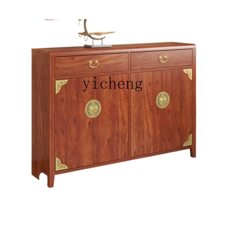 

TQH Household New Chinese-style porch cabinet Large capacity entry Shoe cabinet Foyer locker Storage cabinet Household