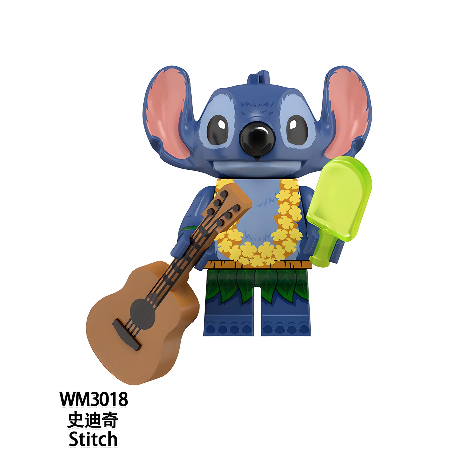 شخصيات ديزني ليلو وستيتش WM6219، بما في ذلك سايبر، آنجل، إيفيل، ريوبين، وووبس، ليروي، هدية إبداعية قابلة للجمع