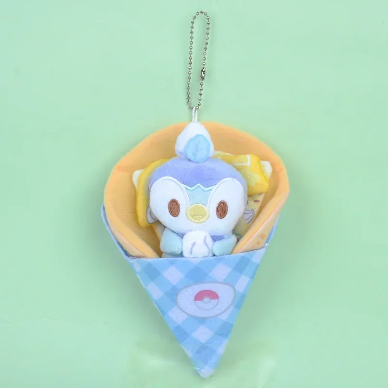 Pokemon Pikachu Piplup Pluche Speelgoed Anime Plushie Poppen Sleutelhanger Pokémon 18Cm Kawaii Rugzak Hanger Kerstcadeau Voor Kinderen