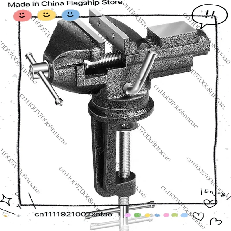 Pliers Small Multifunctional Household Multi-directional, Small Tiger Table Pliers Work 360 Degree Table Flat  Vise