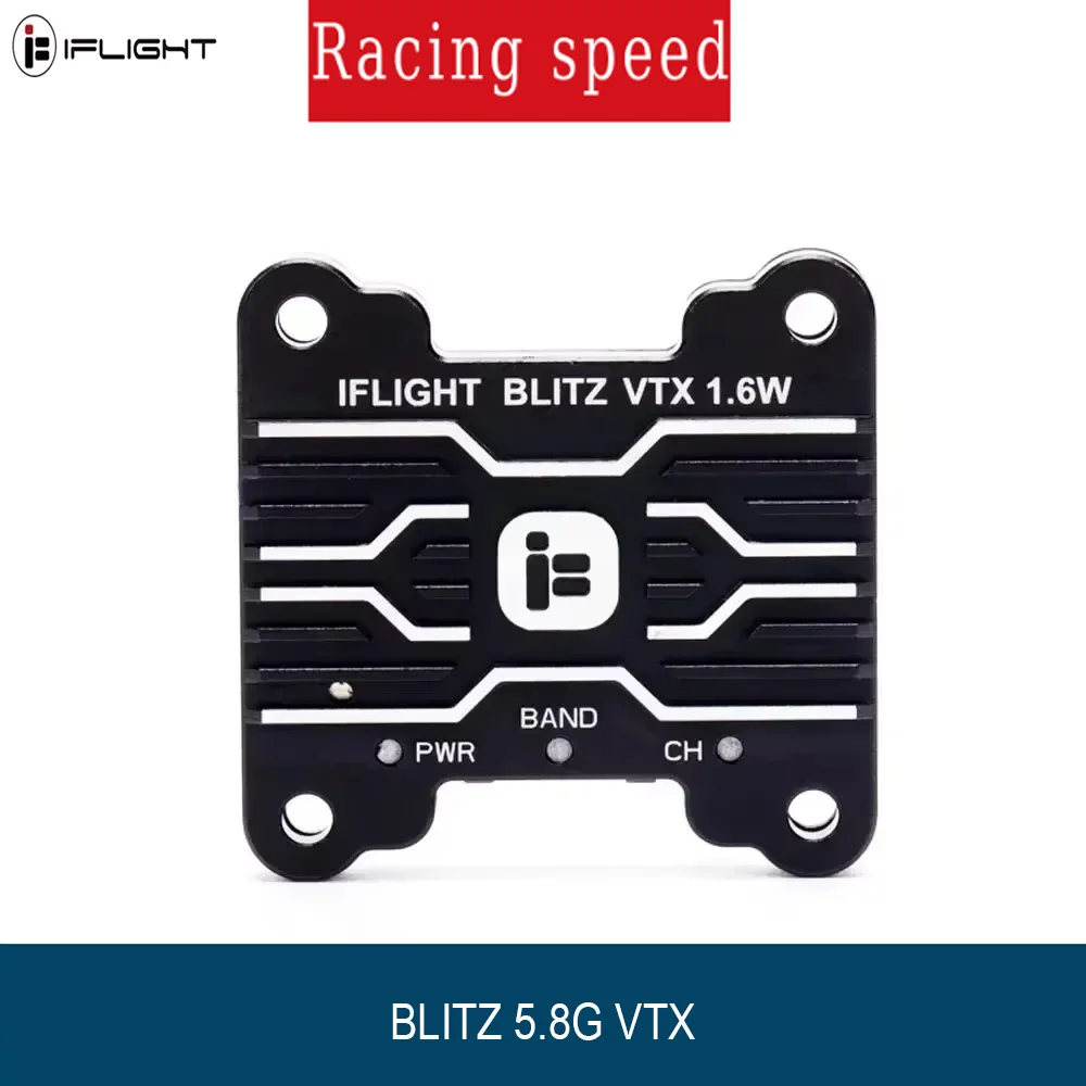 iFlight BLITZ 1.6W VTX 5.8G 40CH PitMode 25mW-1600mW Adjustable FPV Video Transmitter 30x30mm for Long Range FPV Acessorios RC