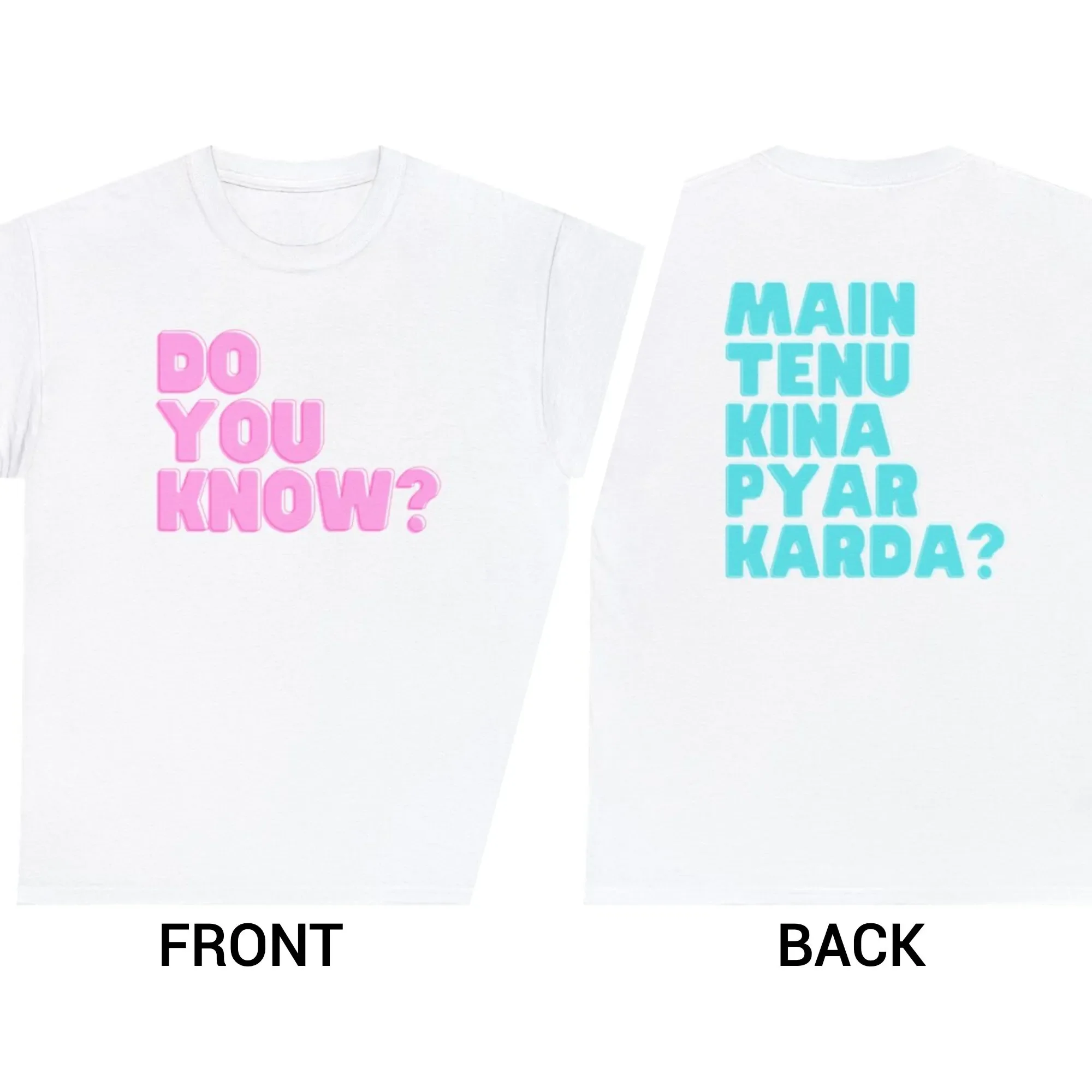 

Do You Kow Diljit Dosanjh T shirt Dilit World Tour