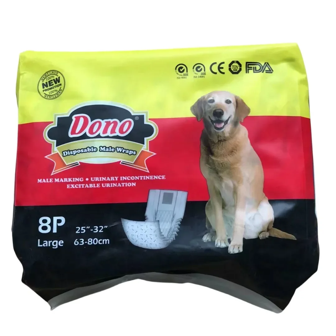 For Male Dog Diapers Urine Shorts Pet Cat Dog Water-absorbing Type Dry Health Panties Pet Dog Disposable Sanitary Pants 4 Sizes