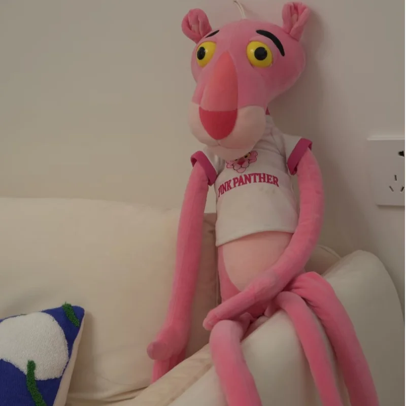 ตุ๊กตาเสือดาวสีชมพูน่ารัก ขนาด 60 ซม.~180 ซม. ของเล่นตุ๊กตาผ้ากำมะหยี่นุ่ม ของเล่นเด็ก ของขวัญคริสต์มาส