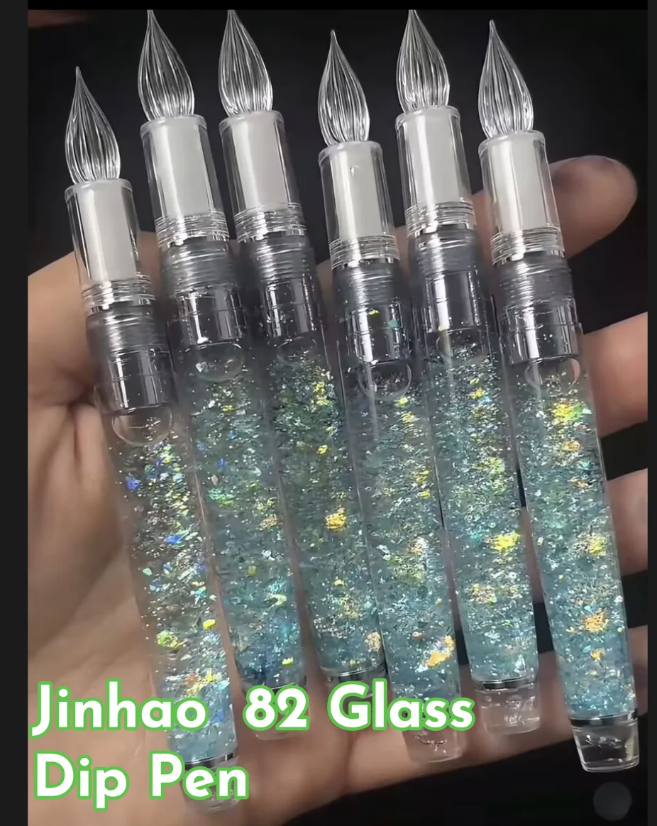

Jinhao 82 Quicksand Series Handmade DIY High-value Glass Dip Pen 0.5mm