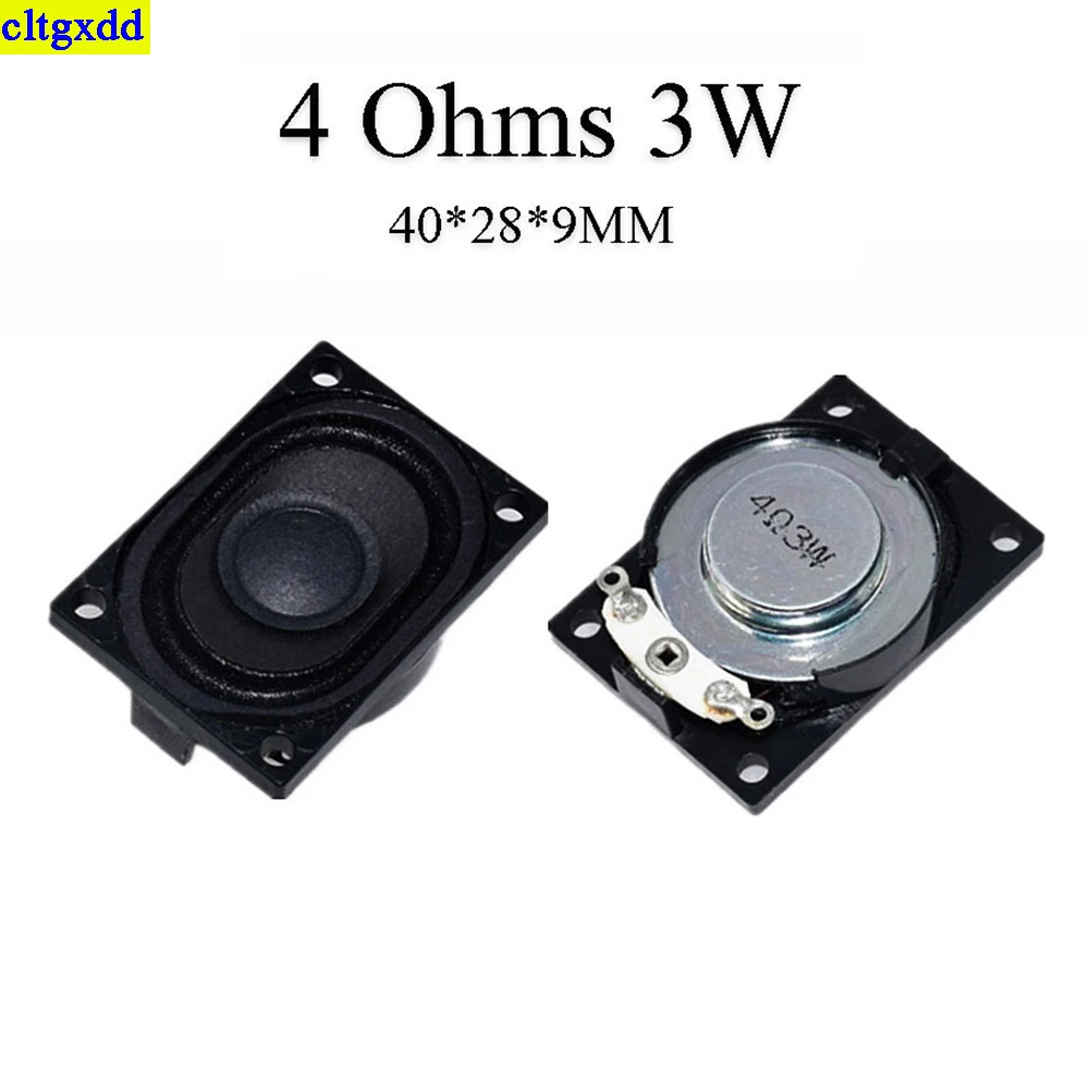 cltgxdd 2piece/Lot LCD Monitor/TV Speaker Horn 3W 4R 4028 2840 Loud speaker 4 ohms 3 Watt 4R 3W 40*28*9MM