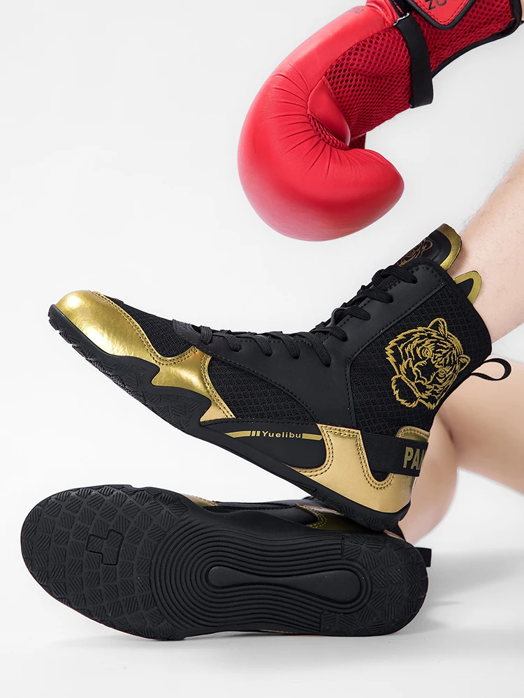 أحذية ملاكمة شبكية عالية الجودة قابلة للتنفس أحذية مصارعة احترافية للرجال أحذية ملاكمة خفيفة الوزن 39-46 #   الحجم