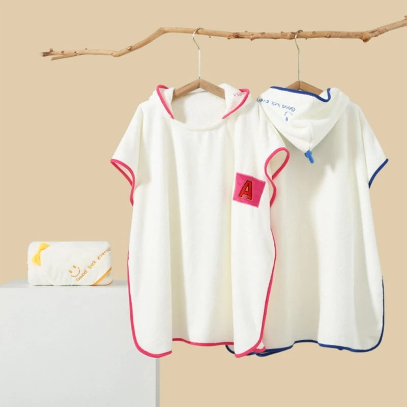 Serviette à capuche pour bébés enfants, peignoir bain pour garçons filles, cape confortable pour nouveau-né