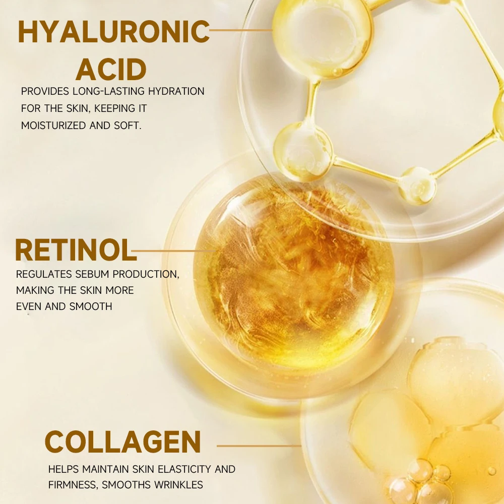 YOUNGCOME Retinol Collagen Face Cream Skincare Moisturizing Brightening Hydrating Smooth Wrinkles Firming Facial Face Skin Care