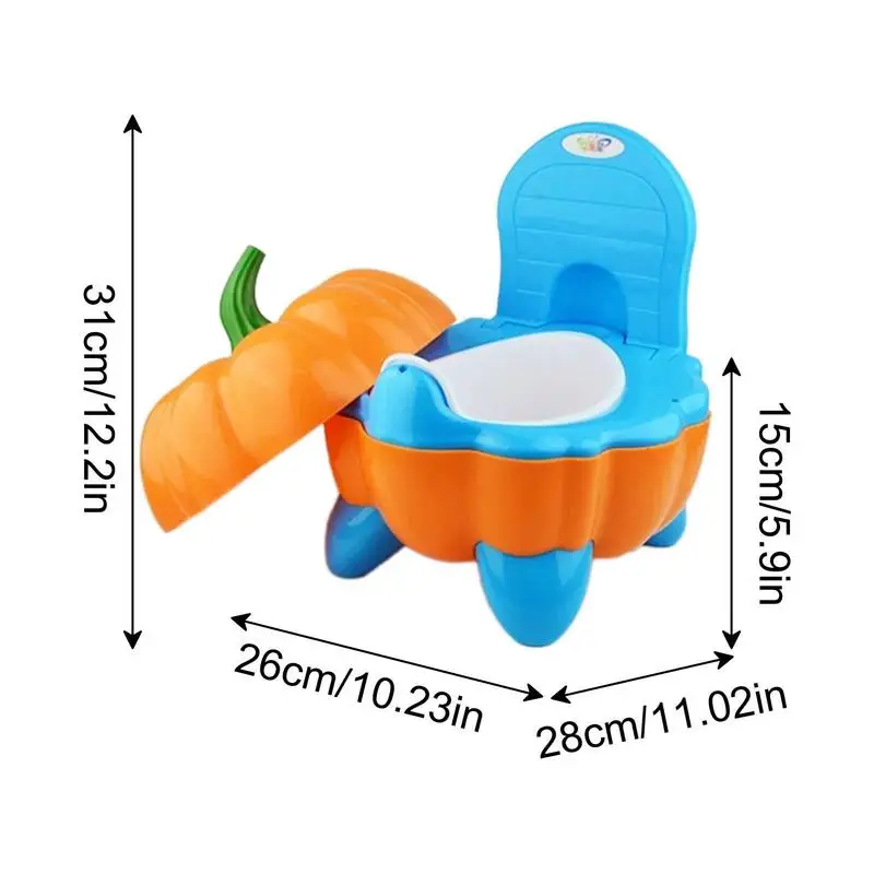 Pot portable pour enfants, siège de toilette de voyage facile à nettoyer avec protection contre les éclaboussures et couvercle, accessoires pour bébés