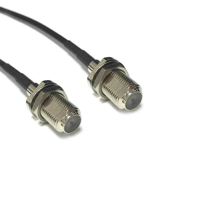F Type Male to Plug Female Jack RF Pigtail Cable Adapter RG174 20cm/30cm/50cm/100cm Wholesale New