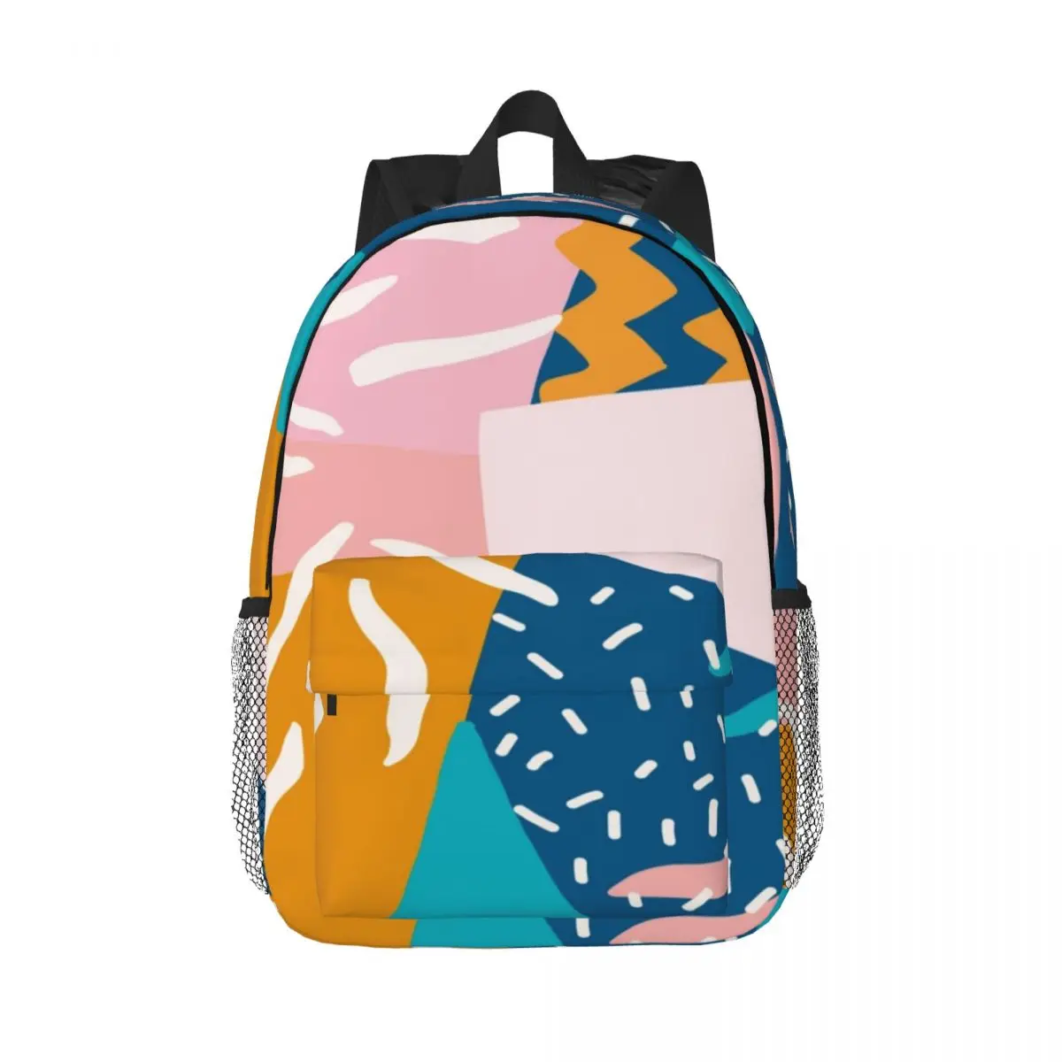 

ABSTRACT New Fashion High Capacity Waterproof College Backpack Trendy Laptop Travel Book Bag 15inch