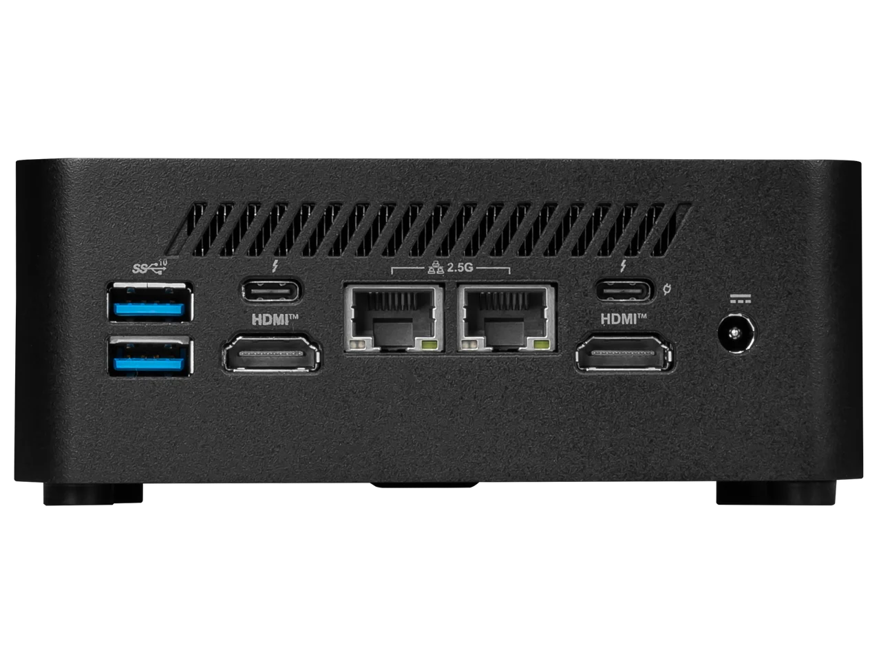 MSI Cubi NUC 1M-010BUS Black Mini PC Barebone, Intel Core 5 120U, Thunderbolt 4, Dual 2.5G LAN, 4 USB, Quad Display view 2