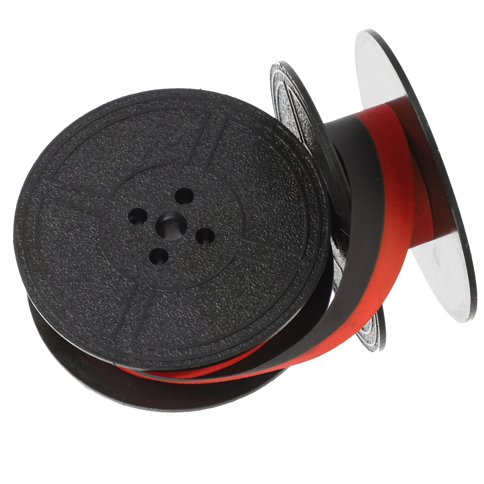 Universal Typewriter Ribbon Twin Spool Nylon Ink Ribbon for Retro Office Household Use Professional Wear-Resistant Clear