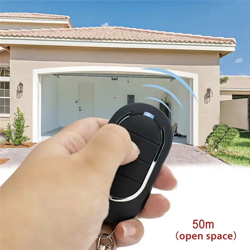 [B24B!】 Garage Door Remote Control For ALUTECH AT-4N Gate Automation System 433.92Mhz Dynamic Code Barrier Keychain Transmitter(