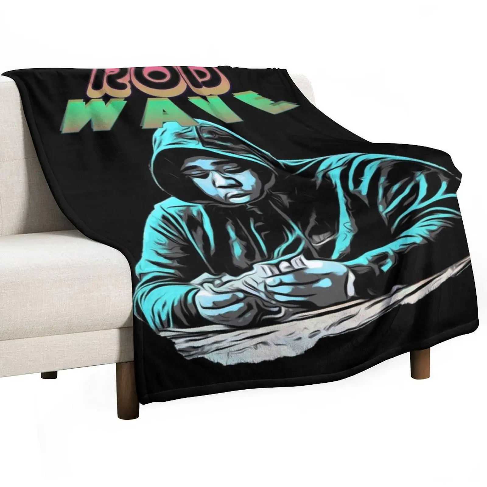 

Rod Wave Throw Blanket Bed Fashionable Thins Decoratives Blankets