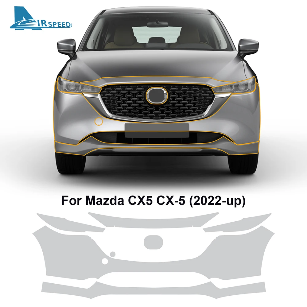 

For Mazda CX 5 2022 2023 2024 2025 Invisible Car Wrap TPU Film Protective Layer Scratch Resistant Car Modification Accessories