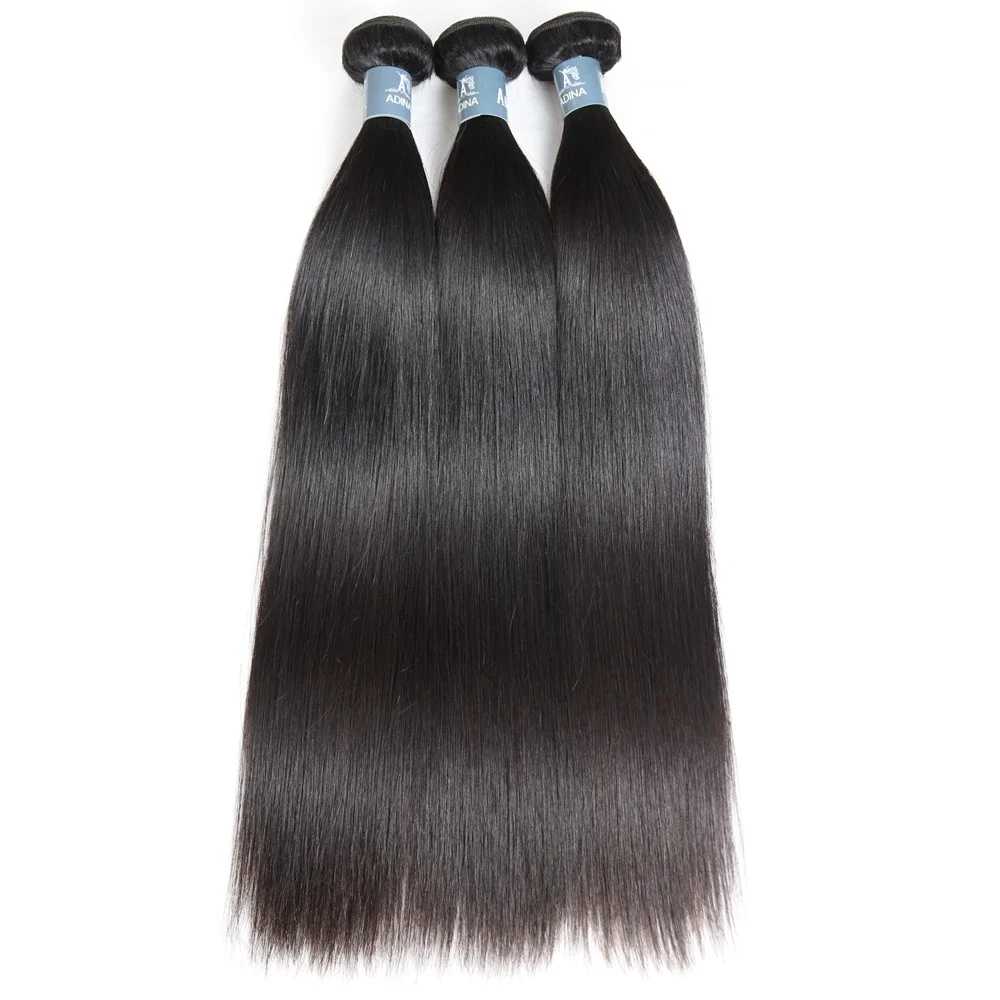 Steil 100% Menselijk Haar 32 Inch Bundels Haar 30 Inch Bundels Hair Extensions Een Bundels Natuurlijke Kleur