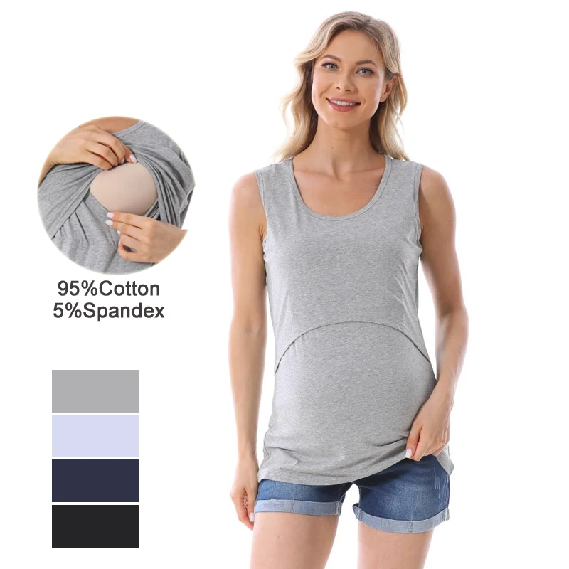 

Майка для беременных и кормящих женщин больших размеров - женский топ-комбинация для грудного вскармливания во время беременности и лактации